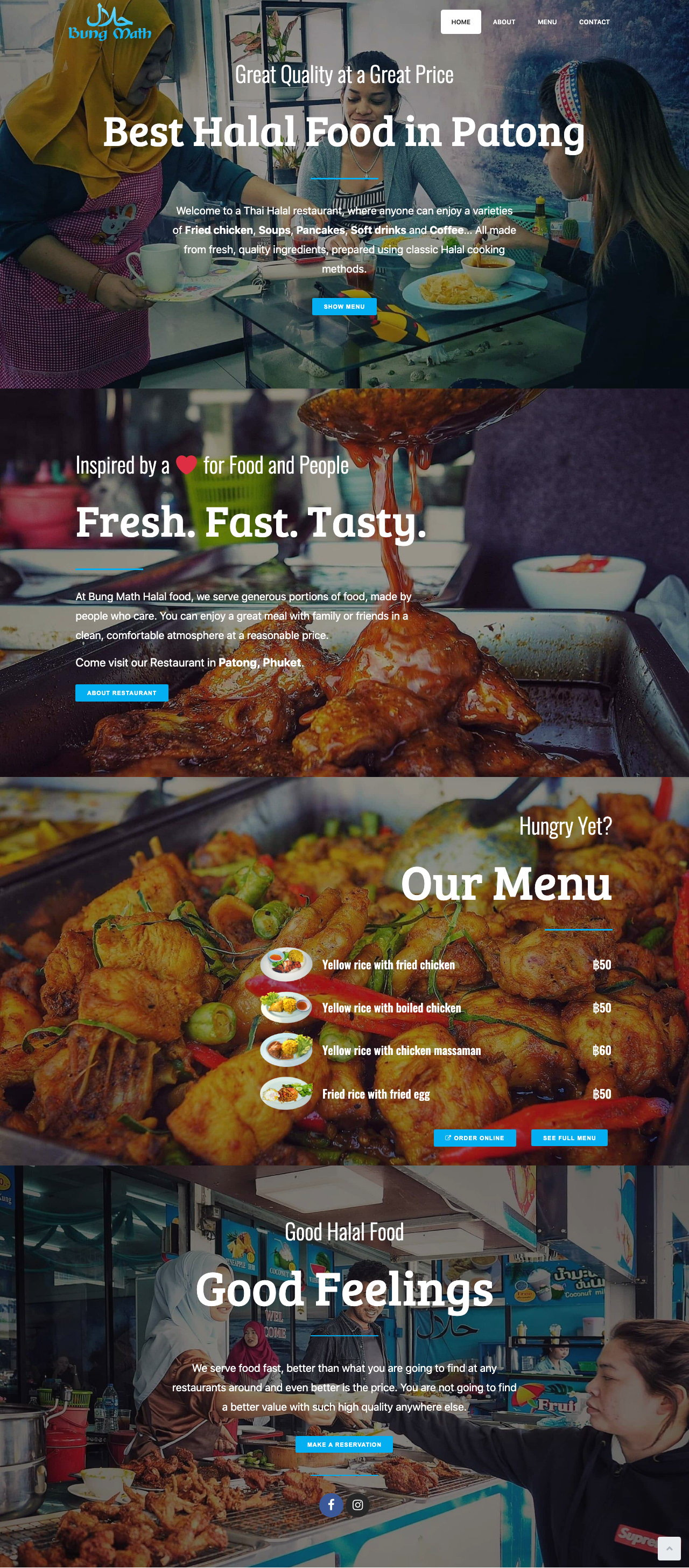 Patong Halal Food archived screenshot